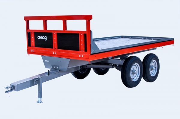 Zorra marca Cemag, en tandem, sin barandas